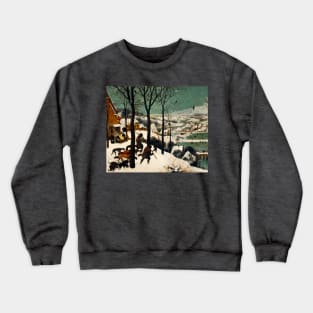 The Hunters in the Snow (1565) by Pieter Bruegel the Elder / HD Crewneck Sweatshirt